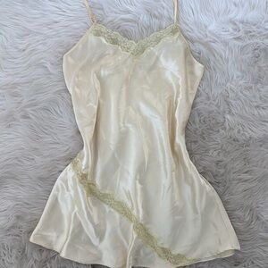 Vintage Butter Yellow Slip Dress